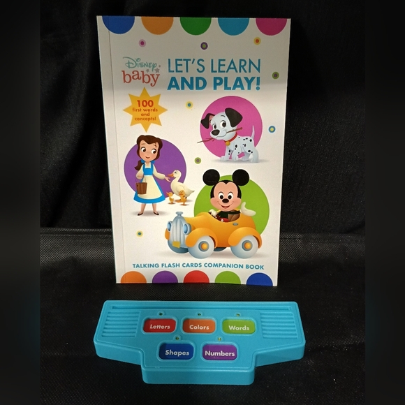 Disney Baby Let's learn & Play Talking Flash Cards - Picture 1 of 6